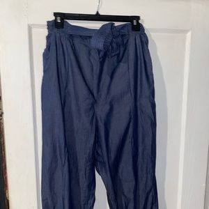 Linen Anthropologie Joggers